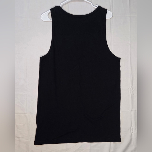 Vans Black and White Skater Style Logo Tank Top Medium Casual Cool - Picture 4 of 5